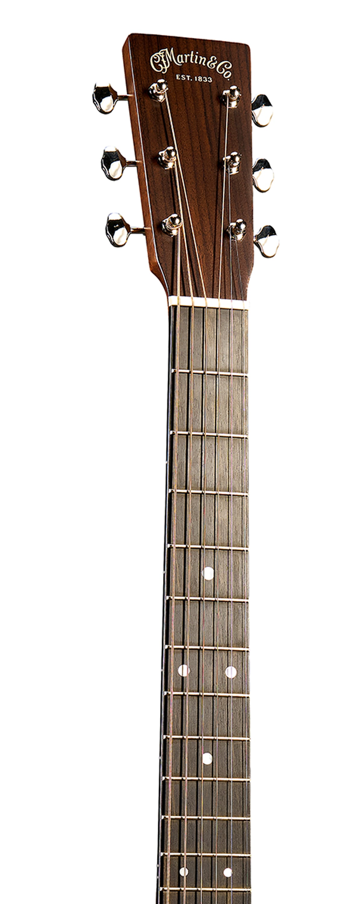 Headstock & Neck of Martin J-16E 1935 Burst Guitar image number 4